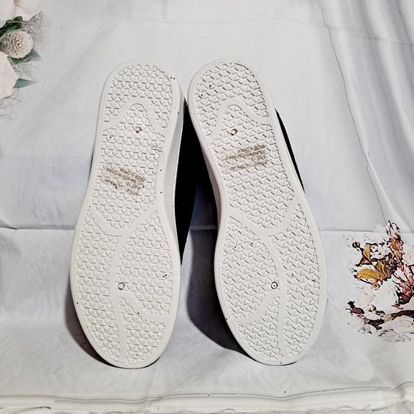 FOREVER BLACK GLITTER ZIP ACCENT ULTRA SNEAKERS 10 - Picture 8 of 8